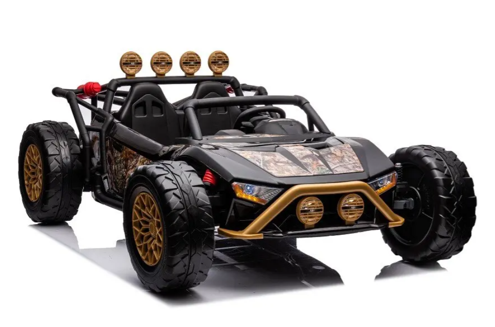 XXL Kinder Elektro Buggy 24V – 2-Sitzer, 400W, 60kg Last, EVA & Leder