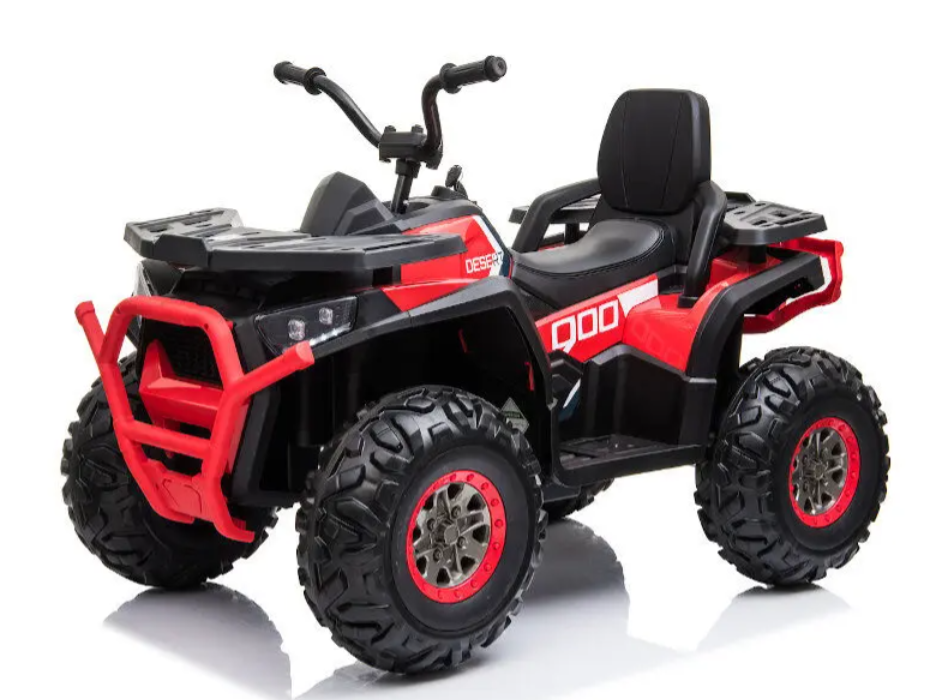 Elektro Kinderquad 12V "607" – Bis 40kg Traglast, EVA-Reifen & Ledersitz, Stoßdämpfer