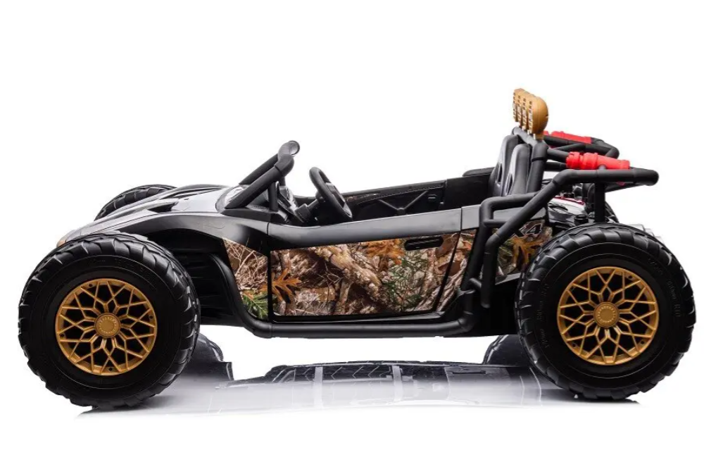 XXL Kinder Elektro Buggy 24V – 2-Sitzer, 400W, 60kg Last, EVA & Leder