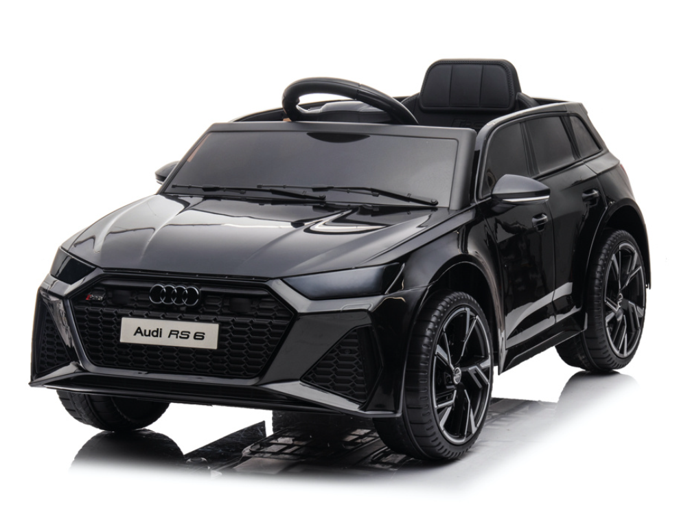 Audi RS6 Kinderauto Elektro – 12V Akku, Fernbedienung & Ledersitz – Elektroauto für Kinder