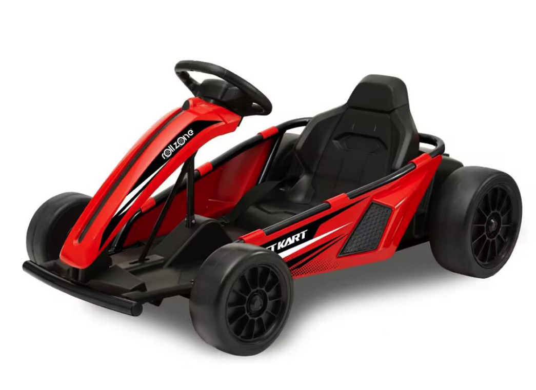 Drift-Gokart, 24-Volt-Kart mit 200-Watt-Motoren
