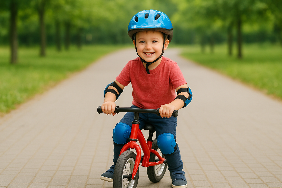 Kinderfahrzeuge: Unverzichtbare Schutzausrüstung – Helm, Knieschoner & Co.