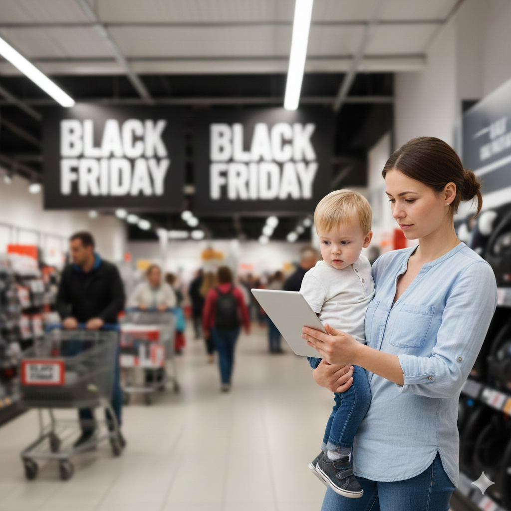 🛑 Black Friday-Alarm: Sparen Sie überall – aber nicht bei der Sicherheit Ihres Kindes!