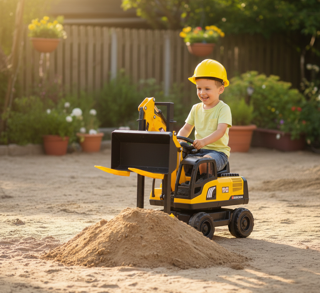 Volle Kraft voraus: Die neuen Baustellenfahrzeuge bei Kid-Cars.com entdecken!