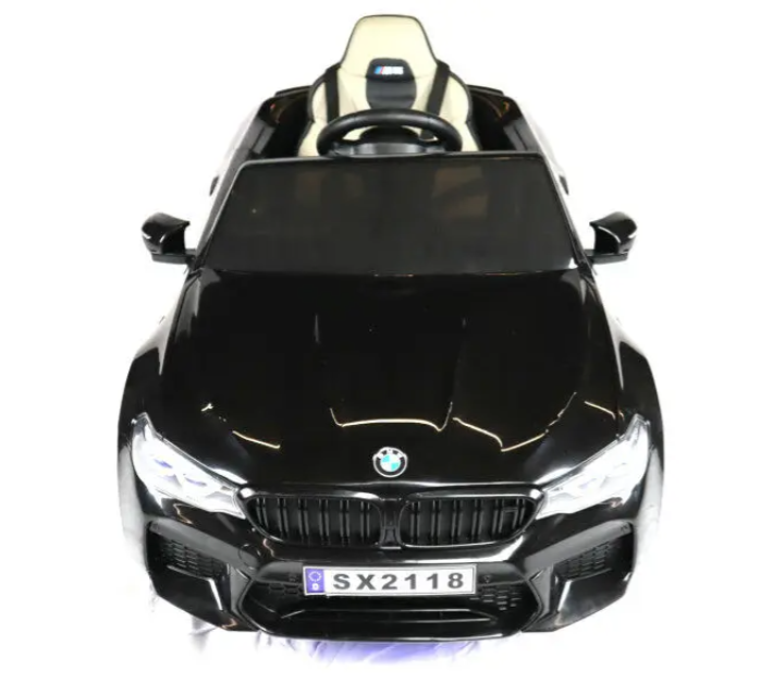Drift-Edition: BMW M5 Kinderauto 24V – Elektrisches Drift-Car mit Fernbedienung, Ledersitz - schwarz