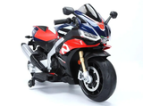 Aprilia Kindermotorrad 24V – Brushless Motor (20 km/h) – Elektro-Motorrad mit Ledersitz & EVA-Reifen