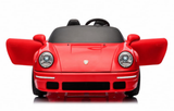 24V Kinder-Elektroauto Porsche RUF (Lizenziert) – Brushless Engine, 2-Sitzer, Ledersitz, EVA-Reifen & RC