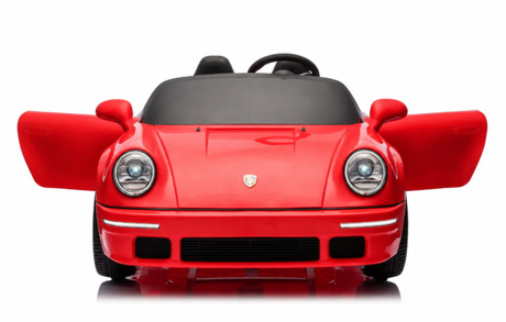24V Kinder-Elektroauto Porsche RUF (Lizenziert) – Brushless Engine, 2-Sitzer, Ledersitz, EVA-Reifen & RC