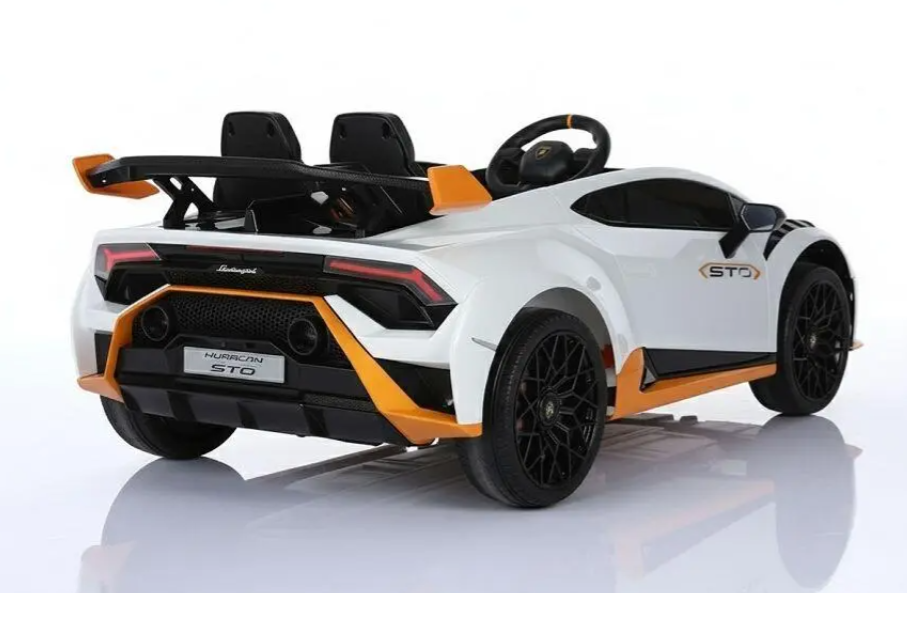 Drift-Action: Lamborghini Huracan STO Kinderauto 24V | Lizenz, Leder