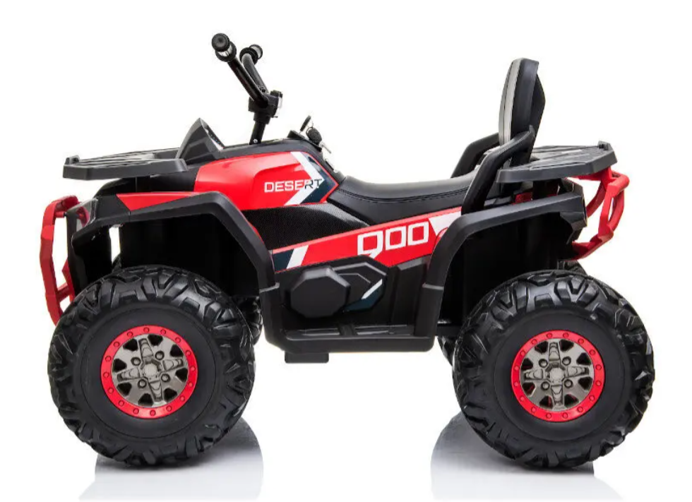 Elektro Kinderquad 12V "607" – Bis 40kg Traglast, EVA-Reifen & Ledersitz, Stoßdämpfer