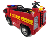 Kinder Elektroauto Feuerwehr 12V – Mit Wasserspritze & Sirene