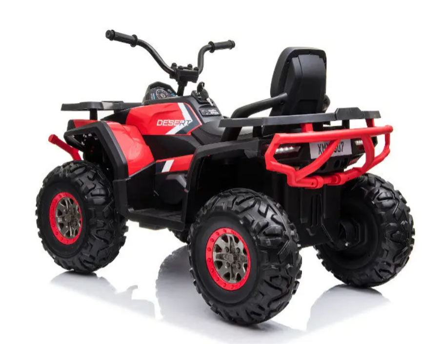 Elektro Kinderquad 12V "607" – Bis 40kg Traglast, EVA-Reifen & Ledersitz, Stoßdämpfer