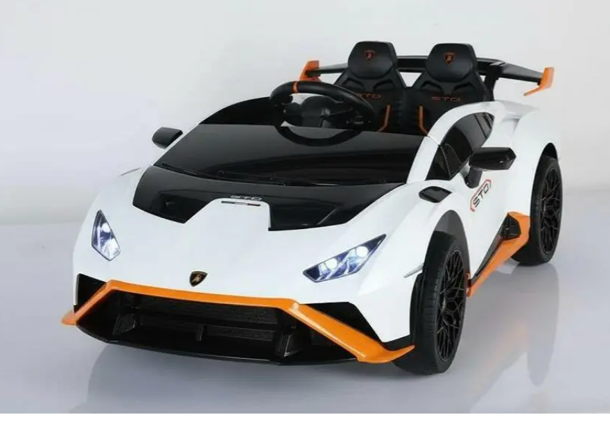 Drift-Action: Lamborghini Huracan STO Kinderauto 24V | Lizenz, Leder