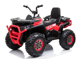 Elektro Kinderquad 12V "607" – Bis 40kg Traglast, EVA-Reifen & Ledersitz, Stoßdämpfer