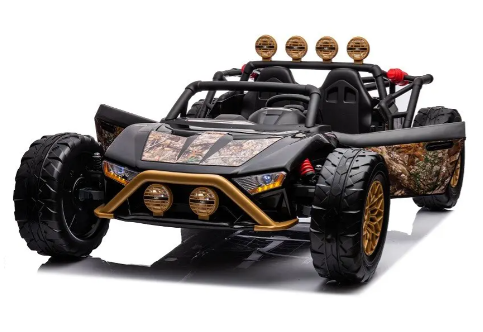 XXL Kinder Elektro Buggy 24V – 2-Sitzer, 400W, 60kg Last, EVA & Leder