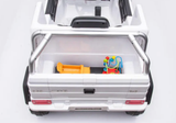 Kinder Elektroauto Mercedes G63 AMG 6x6 lizenziert - EVA+Leder+LED, 4 Motoren