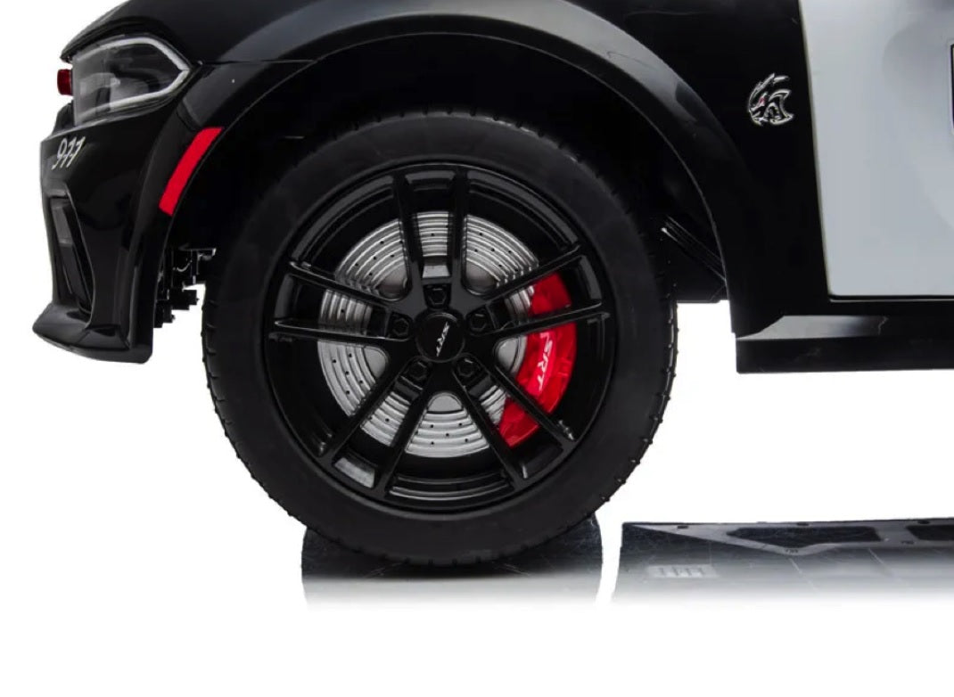 Dodge Charger SRT Police, 12 Volt Elektro-Kinderauto