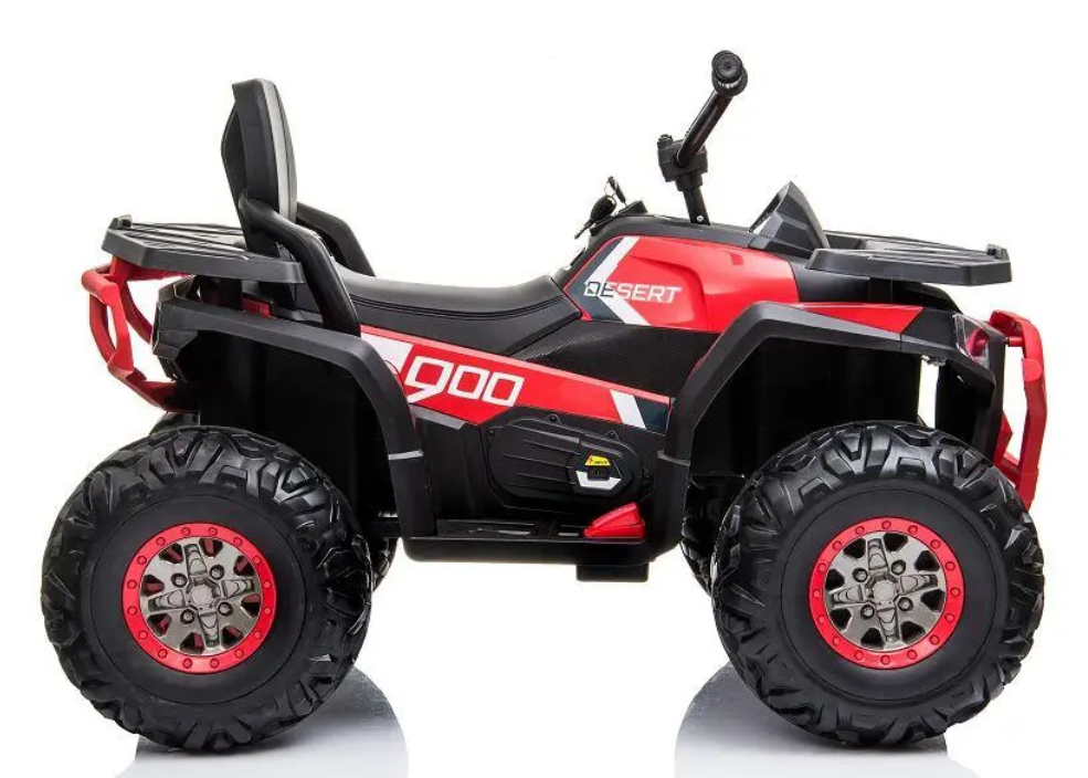 Elektro Kinderquad 12V "607" – Bis 40kg Traglast, EVA-Reifen & Ledersitz, Stoßdämpfer