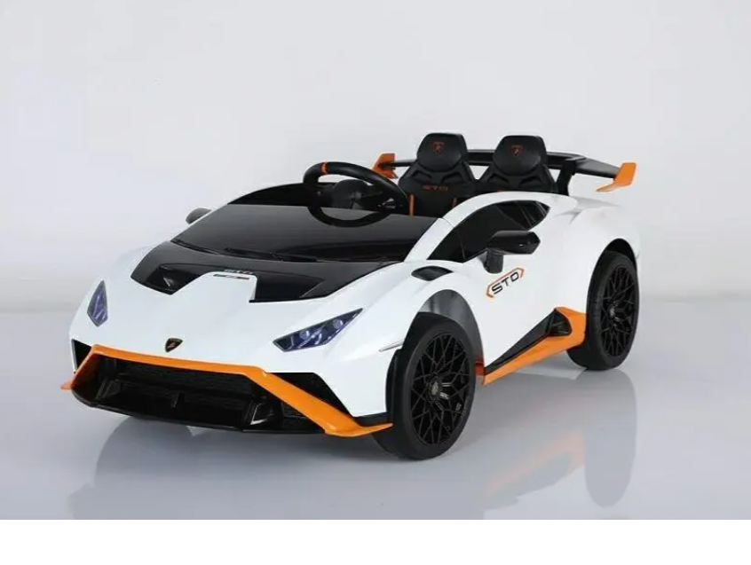 Drift-Action: Lamborghini Huracan STO Kinderauto 24V | Lizenz, Leder