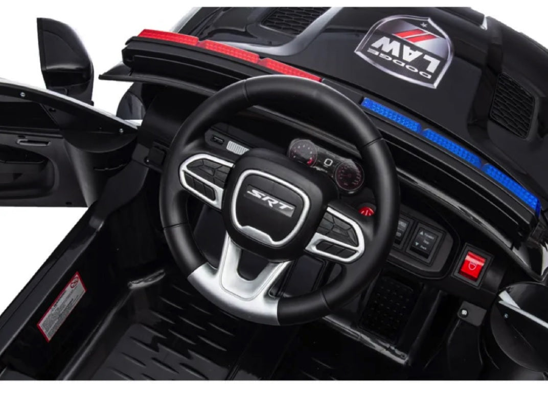 Dodge Charger SRT Police, 12 Volt Elektro-Kinderauto