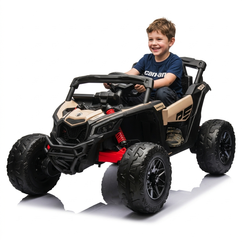 Kinder Elektroauto Can-Am Buggy 1-Sitzer | 24V Akku | MP4-Video-Display & Fernbedienung