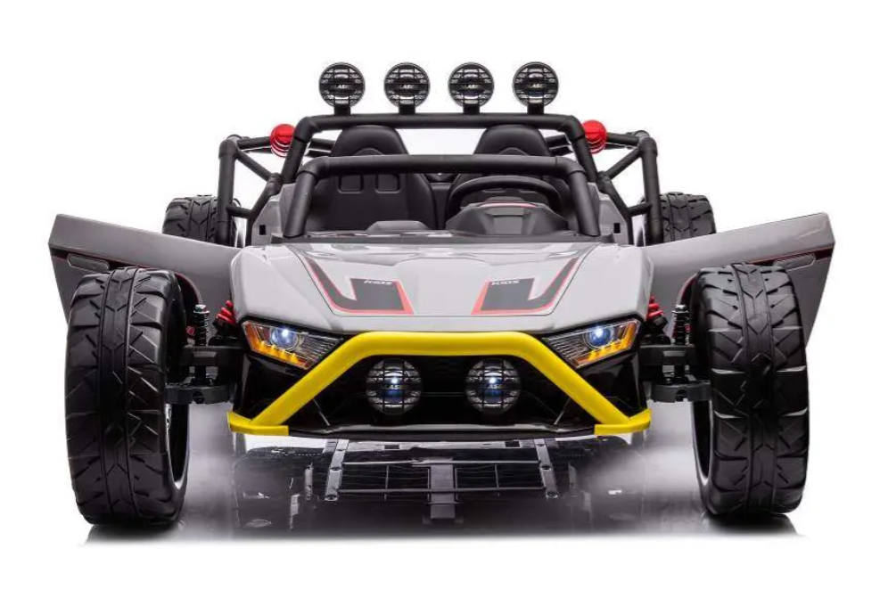 XXL Kinder Elektro Buggy 24V – 2-Sitzer, 400W, 60kg Last, EVA & Leder