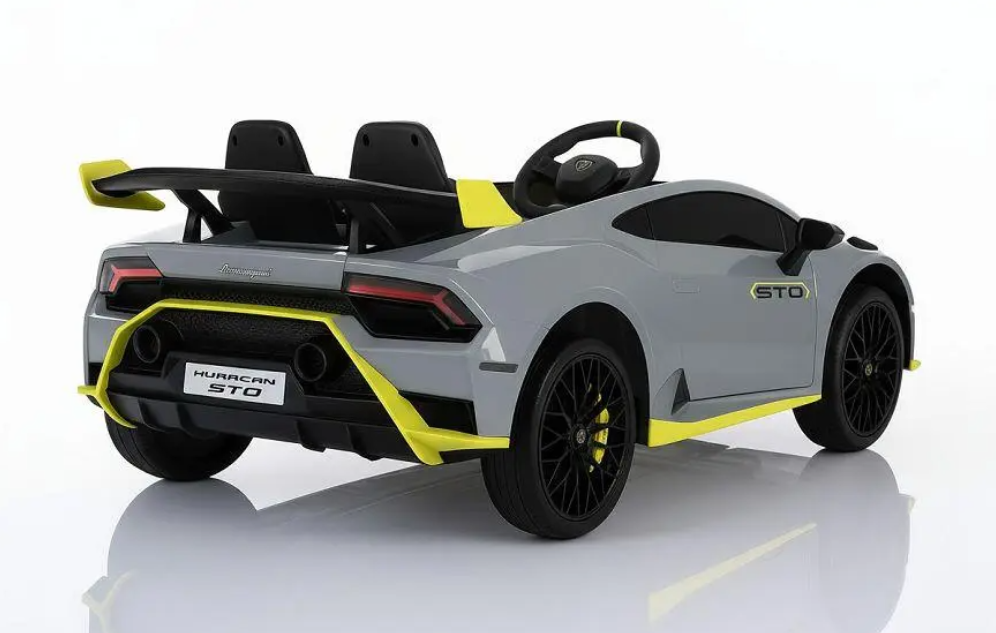 Drift-Action: Lamborghini Huracan STO Kinderauto 24V | Lizenz, Leder